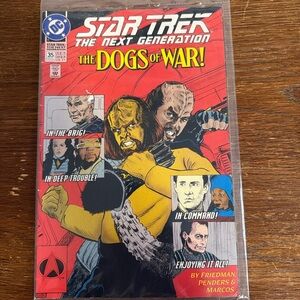 Star Trek TNG #35 (1992) • Worf / Klingon Story • Vintage DC Comics • VF Cond